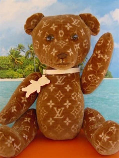 louis vuitton steiff teddy bear.